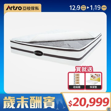 【網路獨家】美國ES伊麗絲-冷暖雙功能護背床墊