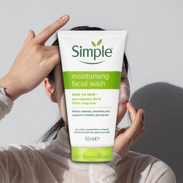 Simple 清妍~溫和保濕潔顏乳(150ml)