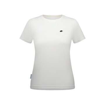 mammut 長毛象 女 essential af 防曬短袖t恤白 prt11017-05090