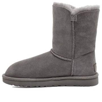 (WMNS) UGG Bailey Button II Boot Fleece Lined Gray