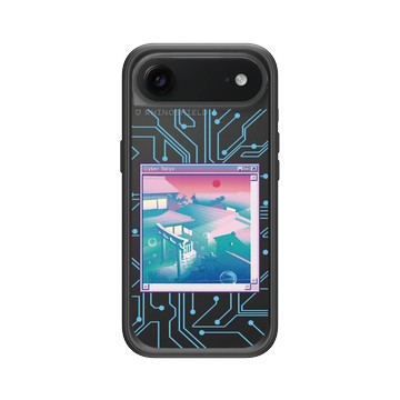 iPhone Air Mod NX -邊框背蓋組合 (相機按鈕) 黑 - Denise Rashidi (Surudenise) - 東京網絡