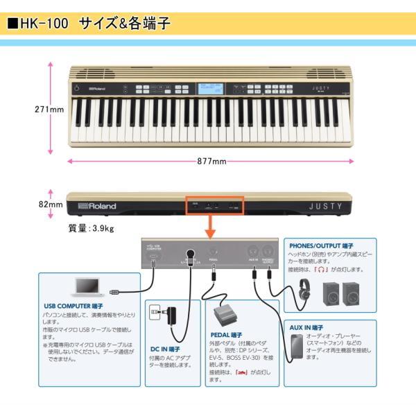 ローランド キーボード JUSTY HK-100 Roland  