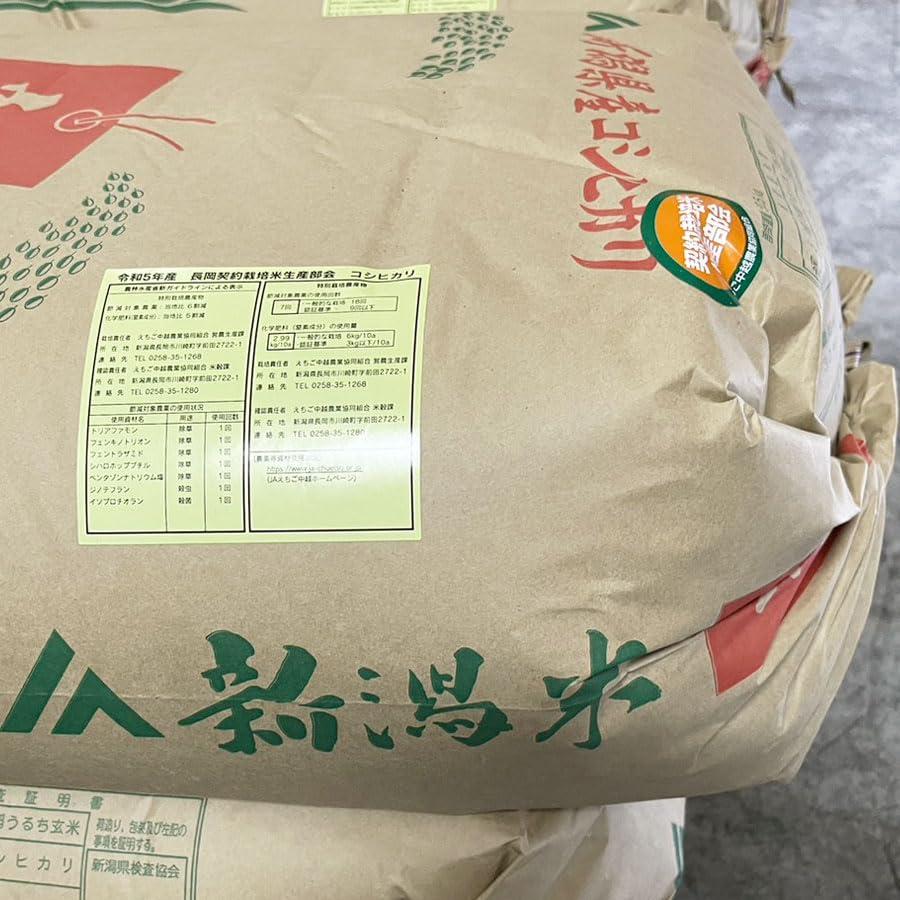 [玄米] 新米 新潟県産 長岡地区 特別栽培米 コシヒカリ 10kg (5kg×2袋) 新潟辰巳屋 令和5年産