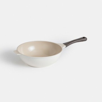 陶瓷不沾導磁單柄炒鍋28cm