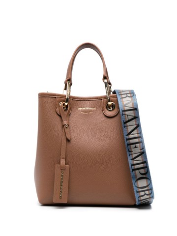 Emporio Armani - MyEA Vertical tote bag - women - Polyurethane/PVC/Polyester - One Size - Brown
