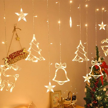 半島良品 窗簾裝飾燈串  透明色  1個