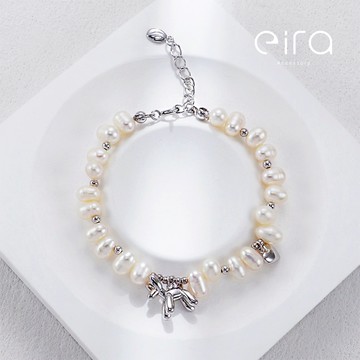 Eira Accessory 貴賓狗珍珠手鍊‧925純銀手鍊‧質感 輕奢 精緻 可愛 造型 百搭 氣質 CSL0072A