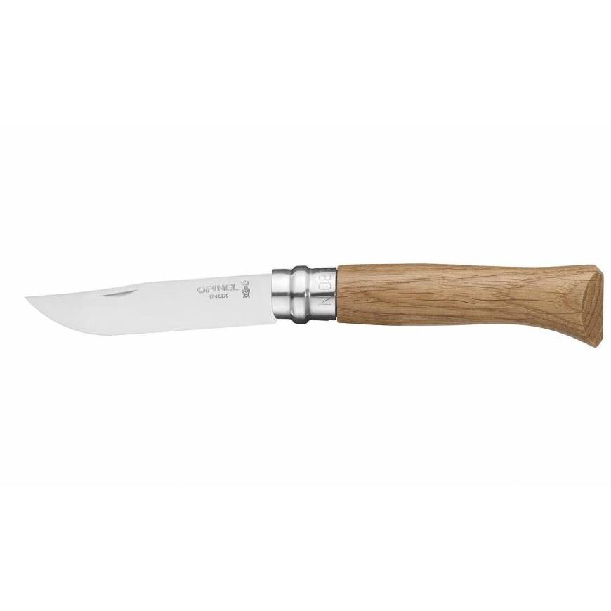 オピネル ナイフ #8 OPINEL ステンレス オーク 8.5cm アウトドアナイフ キャンプナイフ 折りたたみナイフ 料理 料理用