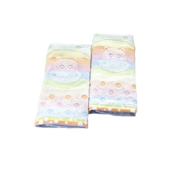 [台灣興隆毛巾] 彩虹河馬毛巾 6入單色