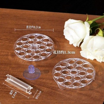 隔日💥萬能插花神器透明玻璃花瓶高顏值歐式藝術水培花法式復古插花器