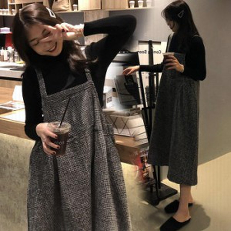 マタニティ ワンピース アンサンブル ハイネックシャツと格子柄ウールワンピース 長袖 雑誌 流行 人気 インスタ 海外 韓国ファッション 通販 Lineポイント最大1 0 Get Lineショッピング