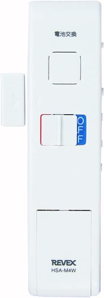 【日本代購】Revex 防盜鈴 門窗鈴 HSA-M4W 白色