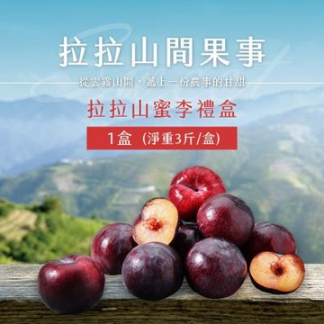 【拉拉山間果事】拉拉山蜜李3斤禮盒x1