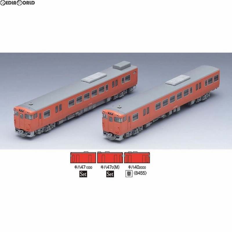 TOMIX JRキハ47 0形ディーゼルカー(JR西日本更新車·首都圏色)セット