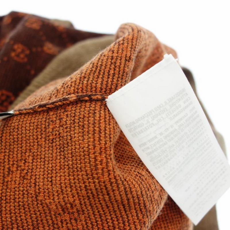 美品◇グッチ ニットセーター GGロゴ ウール×アルパカ 536731 メンズ  