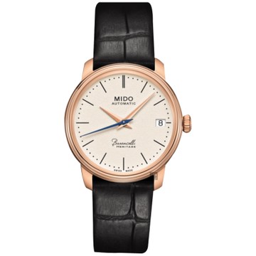 MIDO 美度 官方授權 Baroncelli III Heritage 復刻機械女錶 1212購物節 送禮推薦-33mm M0272073626000