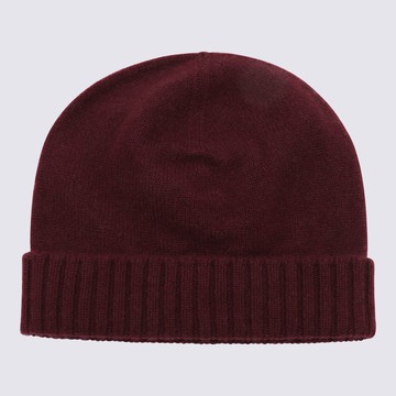 Malo Burgundy Cashmere Beanie