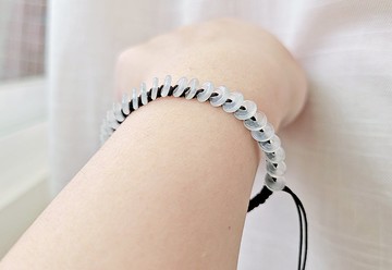 親翠 天然翡翠 玻璃冰超高品質小平安釦調整手環 手圍15以上適合