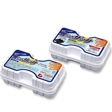 AIMEDIA艾美迪雅 快速擦鞋棉兩面型-2入 不分皮色或皮質皆可使用、一擦就亮 [快速發貨]