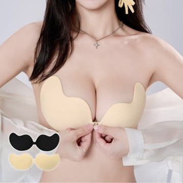 胸貼_波聚孤杯-布面前扣隱形內衣(素面款/透氣孔A-D)