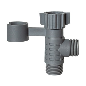 手易坊 免鑽孔外接沖洗器三通掛架 適用四分外牙水栓 左右360°旋轉支架  1個