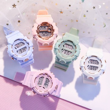 楊紫同款手表女生ins風獨角獸初高中學生防水電子表簡約氣質運動