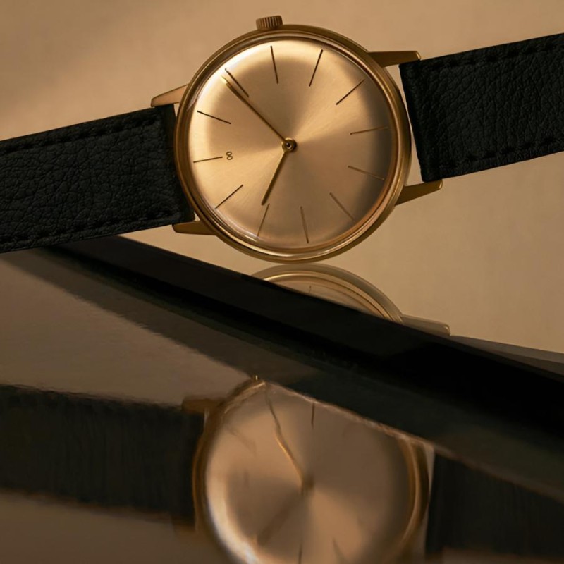 INSTRMNT DRESS WATCH 36MM GOLD / OLIVE NUBUCK LEATHER （ 腕時計