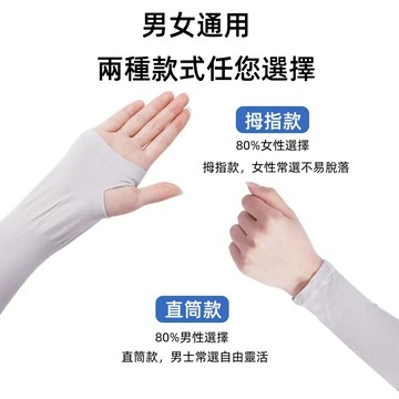 夏季防曬 戶外路亞手套 防摔冰袖 冰絲材質 外送防曬 彈性袖套 男女同款 冰爽透氣 防紫外線 夏季戶外防曬衣