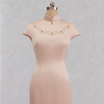 CHAELING 高級客製 盤錦繡如意紋中式婚禮旗袍禮服