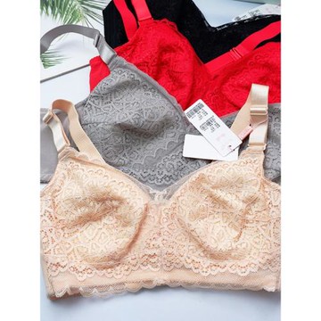 品牌300+超薄純棉透氣全罩杯文胸無鋼圈大胸顯小加寬收副乳內衣女