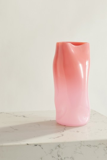 Vanderohe Curio - + Net Sustain Large Dégradé Glass Vase - Pink - one size
