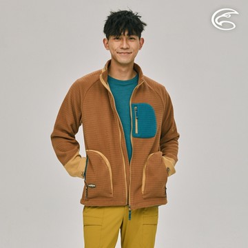 ADISI 男Soft Checker刷毛輕防風保暖外套AJ2221035｜泰迪