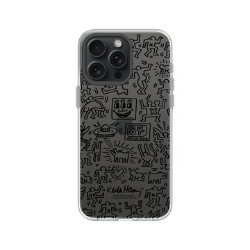 iPhone 15 Pro Max Clear 透明 - Keith Haring - Line Art
