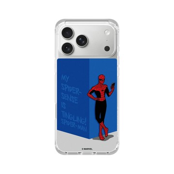 iPhone 17 Pro Max ClearX (MagSafe 兼容) 晶透白 - 蜘蛛人 Spider-man - 蜘蛛人 - 蜘蛛感應