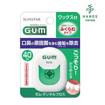 【G.U.M】 牙周護理牙線(含蠟膨脹型40m)｜台隆手創館