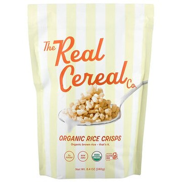 The Real Cereal Co, 有機大米脆，8.4 盎司（240 克）