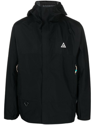 Nike - ACG logo-embroidered hooded jacket - men - Polyester - S - Black