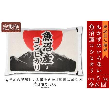 ふるさと納税  おかずのいらない 魚沼産コシヒカリ　白米５ｋｇ 新潟県南魚沼市