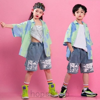 キッズダンス衣装 女の子 男の子 ヒップホップ 子供服 ｔシャツ パンツ スカート キッズ ダンス 衣装 韓国 チア チアガール 体操服 応援 通販 Lineポイント最大get Lineショッピング