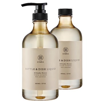 Simba 小獅王辛巴 高分解酵素奶瓶清潔劑組 2瓶入  1.6L  1組