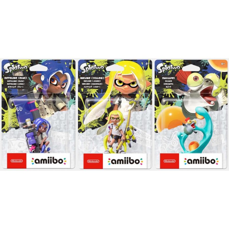 最高級のスーパー amiboスプラトゥーン3 ブルー・イエロー・コジャケ