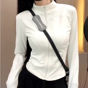 【砂糖夢境】時尚簡約薄款透氣2026新款女士防曬衣修身立領冰絲可運動夏季外套