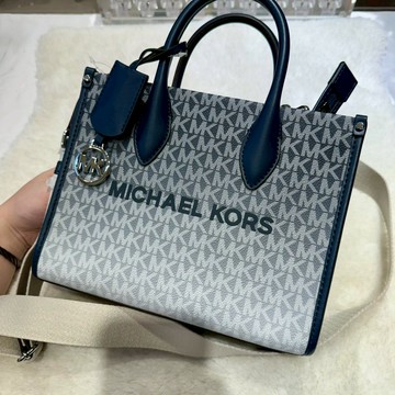【MK｜全新】現貨 MICHAEL KORS 紙袋包 滿版 小號 兩用包 漸層 斜背包｜Little Bee 小蜜蜂精品