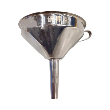 優得 304 不鏽鋼漏斗 13cm  銀色  1個