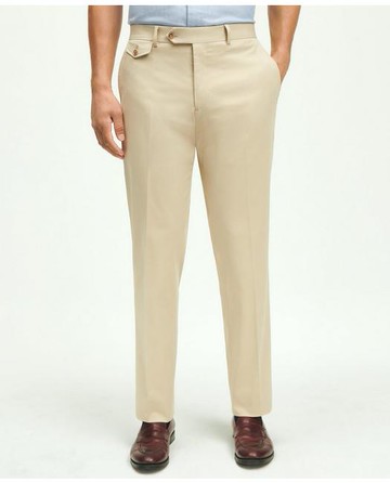 Brooks Brothers Men's Classic Fit Stretch Cotton Suit Pants | Dark Beige | Size 38 30