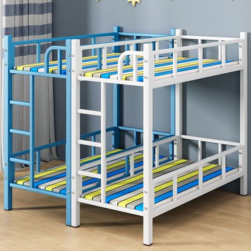 鐵架上下床  小學生托管班上下床幼兒園小餐桌輔導午睡雙層兒童午托高低上下鋪