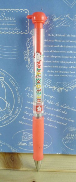 【震撼精品百貨】Hello Kitty 凱蒂貓~KITTY搖搖筆-橘粉色
