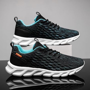 大碼男鞋春季跑步鞋子男潮鞋46青少年47網面鞋學生休閑運動鞋48