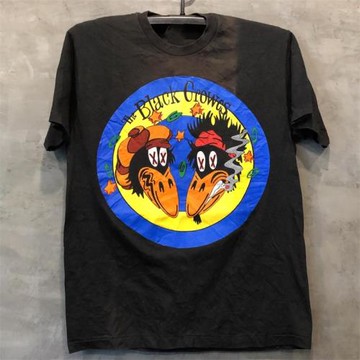 The Black Crowes黑烏鴉樂隊歐美高街vintage阿美咔嘰男女短袖T恤