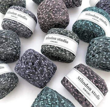 七色鵲橋 階梯 Ladder Yarn 100g 台灣製 花式紗 編織線
